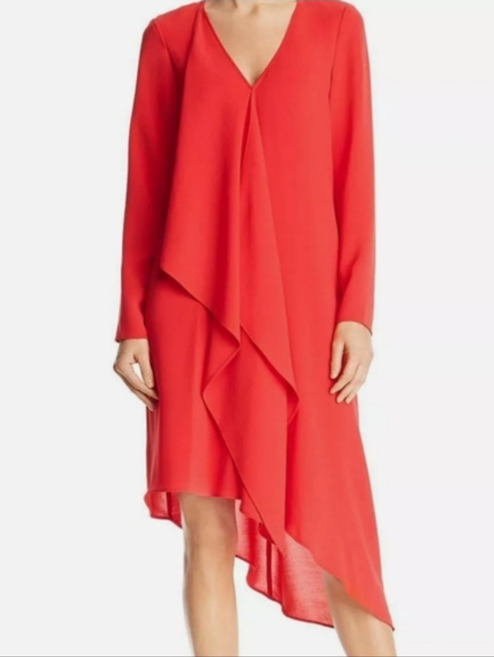 Adrianna Papell Party/Cocktail Wedding Guest Dress Size 8 Red Ai-1908